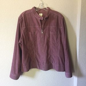 JJill corduroy moto-jacket